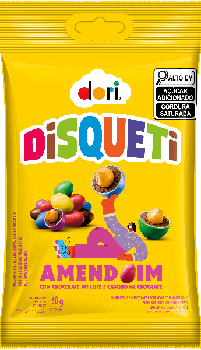 Disqueti Amendoim Chocolate Dori 60g