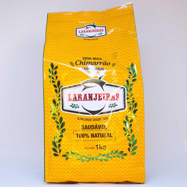 Erva Mate Laranjeiras 1kg Laminada