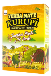 Erva Terere Kurupi 500g Gengibre Menta