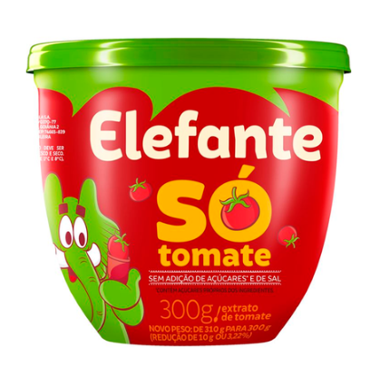 Extrato De Tomate Elefante 300g So Tomate