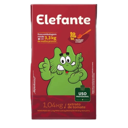Extrato De Tomate Elefante Tp 1.04kg