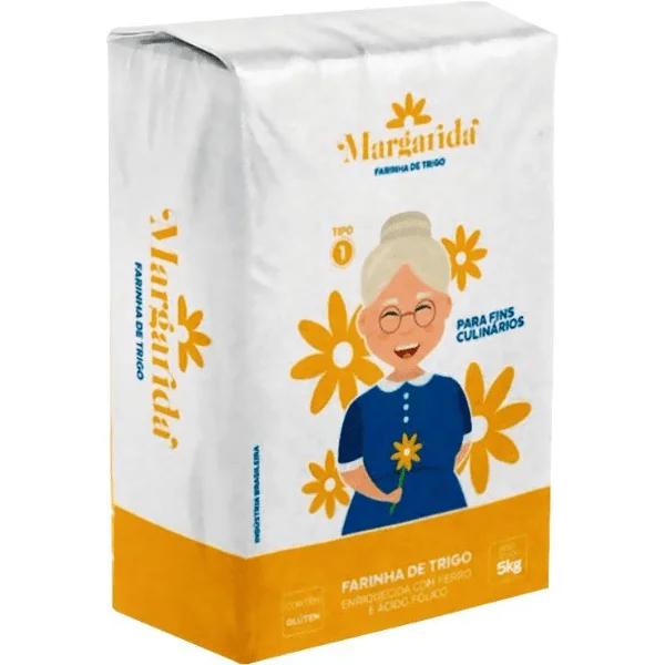 Farinha De Trigo Margarida 5kg Tradicional