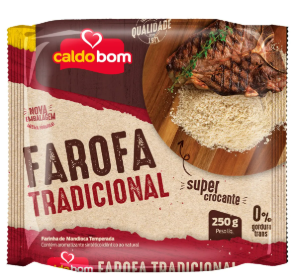 Farofa Crocante Caldo Bom 250g Tradicional
