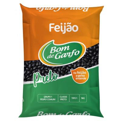 Feijao Preto Bom De Garfo 1kg