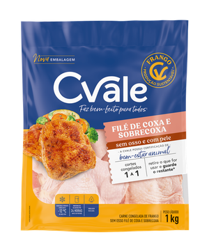 File De Coxa e Sobrecoxa Cvale1kg Iqf