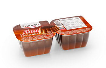Flan Frimesa Bandeja 200g Chocolate/Caramelo