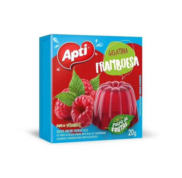 Gelatina Apti 20g Framboesa