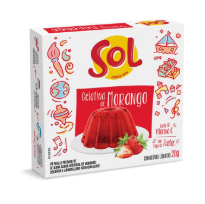 Gelatina Sol 20g Morango