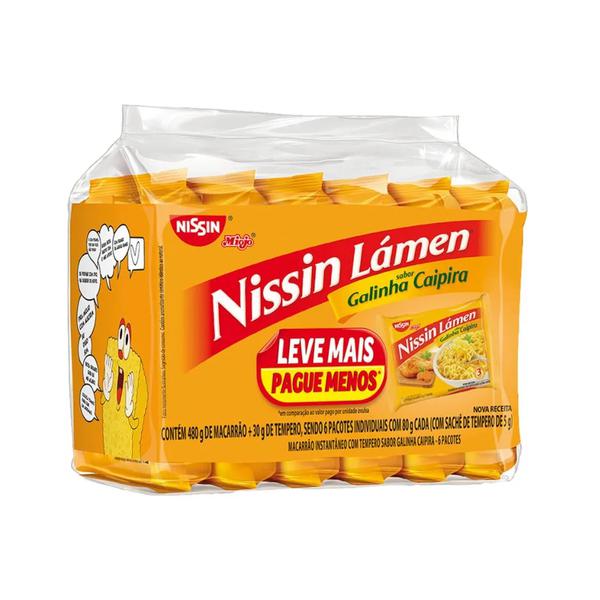Kit Macarrao Inst. Nissin Leve Mais Pague Menos Gal Caipira