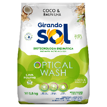Lava Roupas Po Girando Sol 1,6kg Coco Baunlha Sc