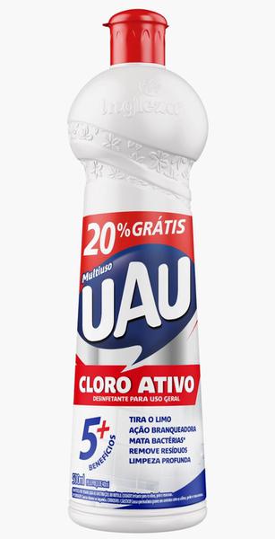 Limpador Multiuso Uau 500ml Cloro Ativo Promocao