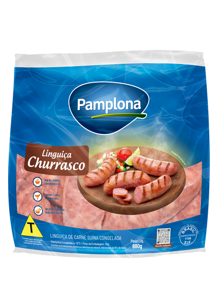 Linguica Suina Pamplona Congelada 400g