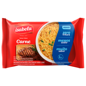 Macarrao Inst. Isabela 75g Carne