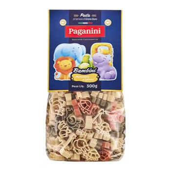 Macarrao Paganini 300g Bambini Bichinhos Tricolore
