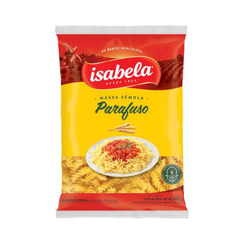 Macarrao Parafuso Isabela 400g Semola