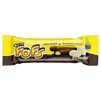Marshmallow Fofs Twist 18g Chocolate e Banana