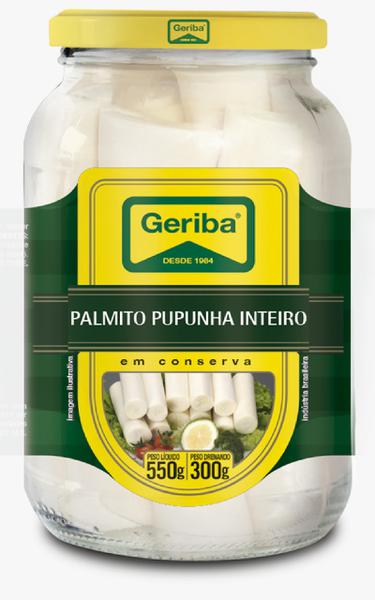 Palmito Pupunha Geriba 300g Inteiro