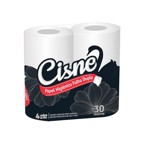 Papel Hig. Cisne 4un Folha Dupla Neutro 30m