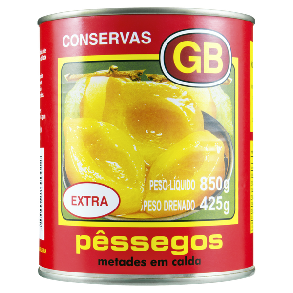 Pessego Calda Extra Metade Gb 425g