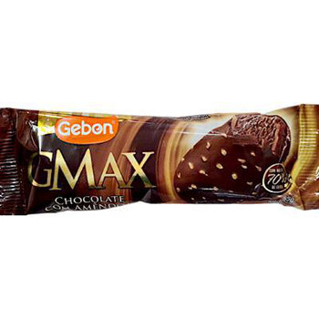 Picole Gebon Gmax 65g Chocolate C/Amendoas