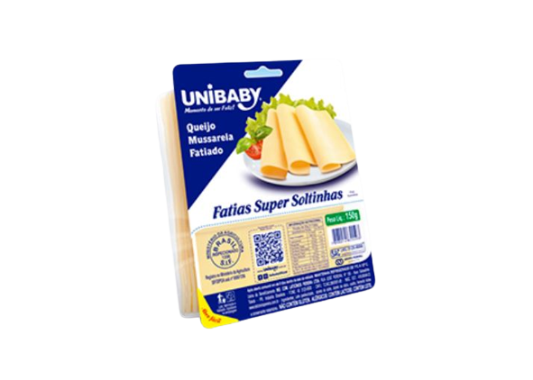 Queijo Mussarela Unibaby 150g Fatiado