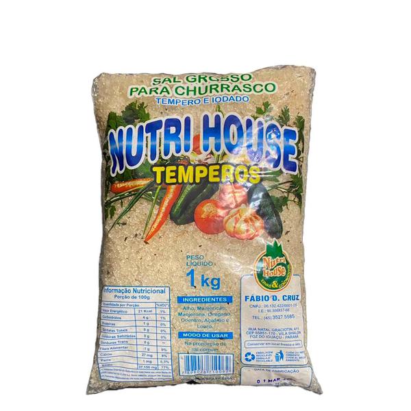 Sal Grosso Nutrihouse 1kg Temperado