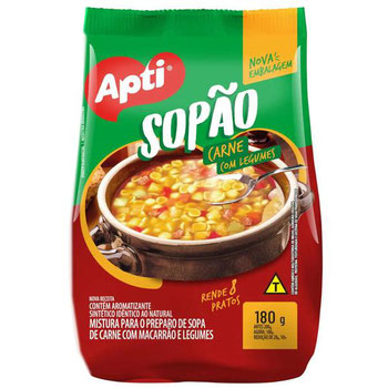 Sopao Apti 180g Carne C/Macarrao/Legumes