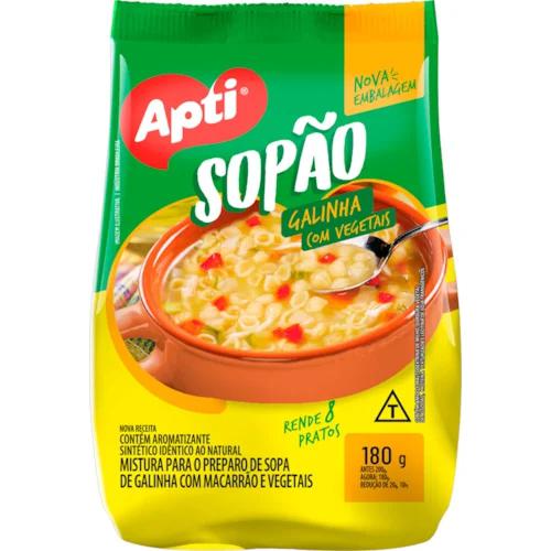 Sopao Apti 180g Galinha C/Macarrao e Vegetais