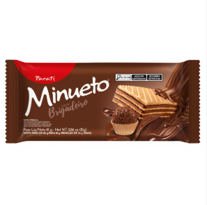 Wafer Minueto 81g Brigadeiro