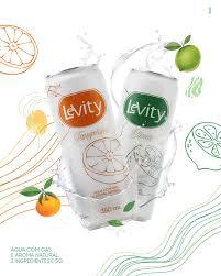 AGUA MINERAL LEVITY C/GAS TANGERINA 350ML