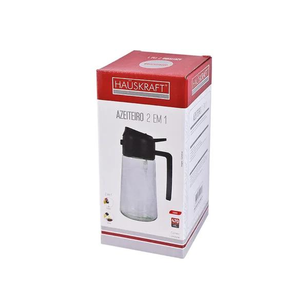 AZEITEIRO VIDRO 470ML C SPRAY DESPEJAR