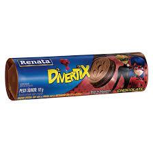 BISCOITO RECHEADO RENATA DIVERTIX CHOCOLATE 112G