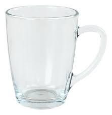 CANECA VIDRO LISA 310ML