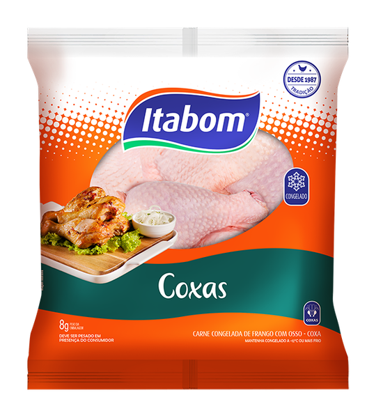 CARNE AVE COXA ITABOM CONGELADO PACOTE KG