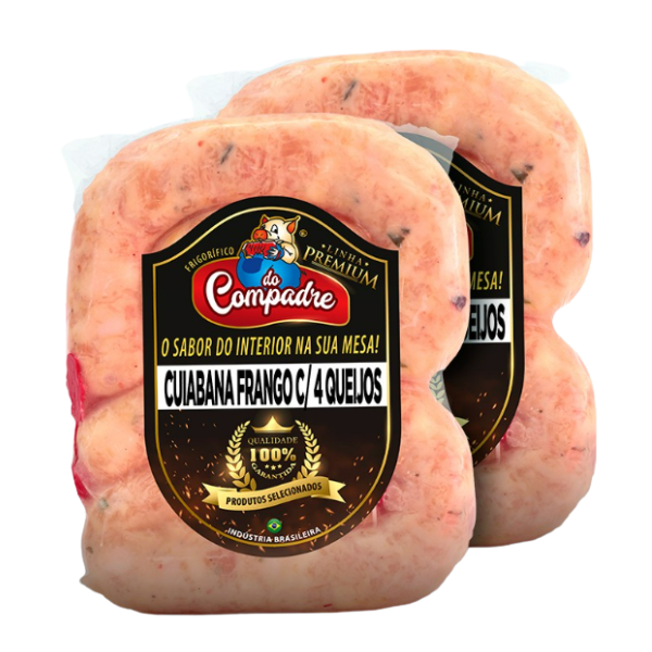 CUIABANA DE FRANGO COM QUEIJO 800GR