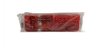 DOCE GELEIA DE FRUTAS GONCALVES BARRINHA 180G