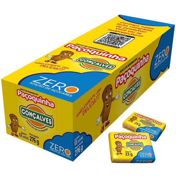 DOCE PACOQUINHA GONCALVES ZERO ACUCAR 276G