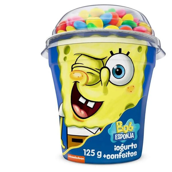IOGURTE BATAVO BOB ESPONJA CREME COM CEREAL 125G