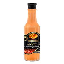 MOLHO PONZAN TAHINE C/PIMENTA 150ML