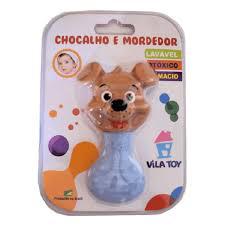 MORDEDOR CHOCALHO CACHORRO AZUL NEOPAN