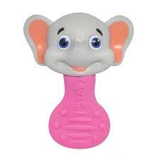 MORDEDOR CHOCALHO ELEFANTE ROSA NEOPAN