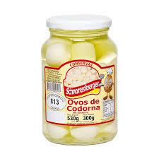 OVOS DE CODORNA EM CONSERVA 300G