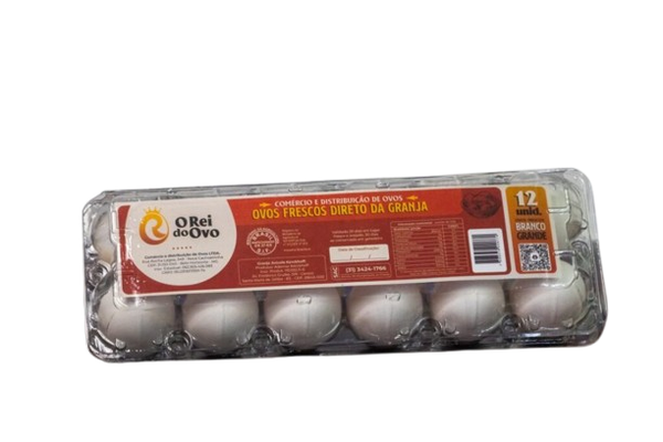 OVOS REI DOS OVOS GDE EXTRA BCO CX 12X1