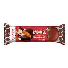 PAO MEL COB CHO LEITE MORANGURTE 75G