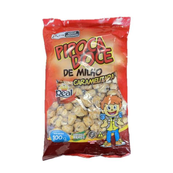 PIPOCA MILHO CARAMELIZADA REAL 100G