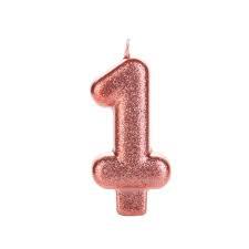 VELA ANIV MINI GLITER COBRE N 1 UN