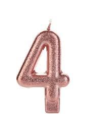 VELA ANIV MINI GLITER COBRE N 4 UN