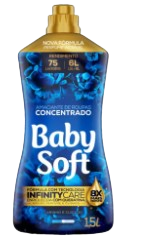 Amac. Baby Soft 1,5l Carinho e Cuidado (azul)