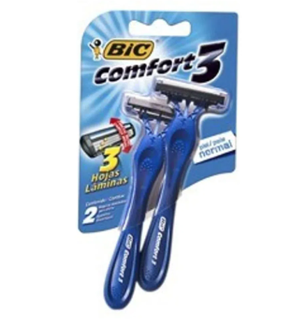 Aparelho Barbear  Bic Confort 3lamina Pele Normal