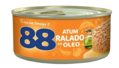 Atum 88 140gr  Ralado Em Oleo 140g